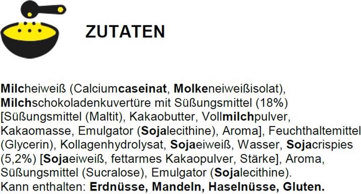 Nährwerte und Zutaten Powerbar ProteinPlus 52% Bar (Cookies and Cream, 20 Stk., 1000 g)