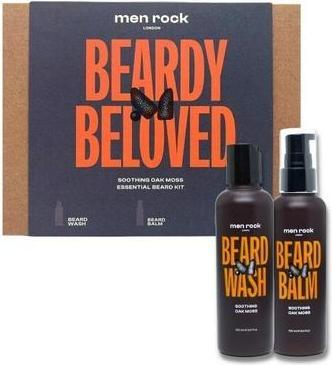 Men Rock London - DÃ¡rkovÃ¡ sada pÃ©Äe o vousy Oak Moss (Beard Duo Kit) (100 ml)