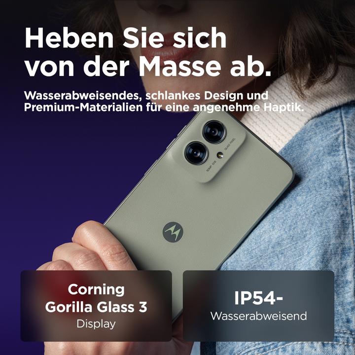 Productafbeelding Motorola Moto G55 5G 256GB Groen (256 GB, Rookgroen, 6.49", Dubbele SIM, 50 Mpx, 5G)
