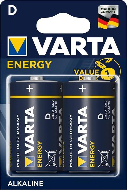 Actual product image Varta Energy (2 pcs., D, 15800 mAh)