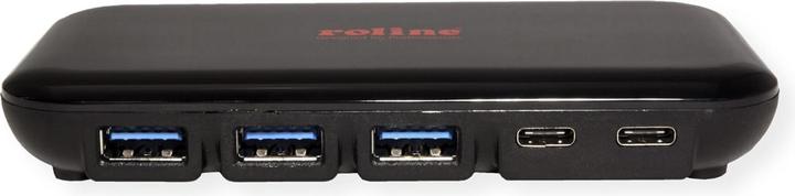 Produktbild Roline USB 3.2 Gen 2 Hub, 7-fach (3x Typ C + 4x Typ A) (USB-C, 7 Ports)