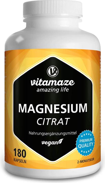 Vitamaze Magnesiumcitrat (1 Stück, Kapseln, 157 g)