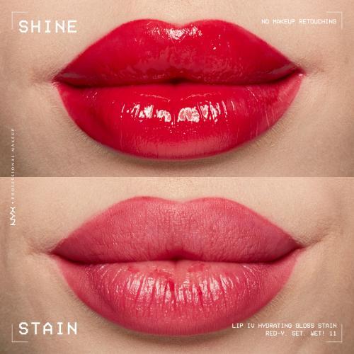 Actual product image NYX Professional Make-Up Lip IV (11 Red-y.Set.Wet)
