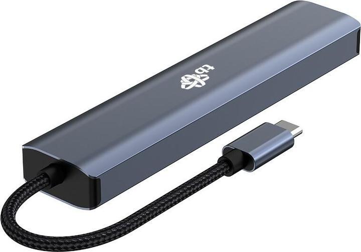 Produktbild Lenovo Adapter HUB USB C 6in1 - HDMI, USBx3, PD, RJ-45 (USB-C, 6 Ports)