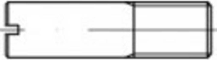 Image du produit Toolcraft Forme Boulon Tête Trou de goupille Boulon Zone de tolérance h11 445 (10 pcs)