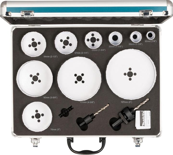 Immagine prodotto Makita D-75764 (111 mm, 127 mm, 35 mm, 57 mm, 76 mm, 44 mm, 64 mm, 29 mm, 92 mm, 22 mm)