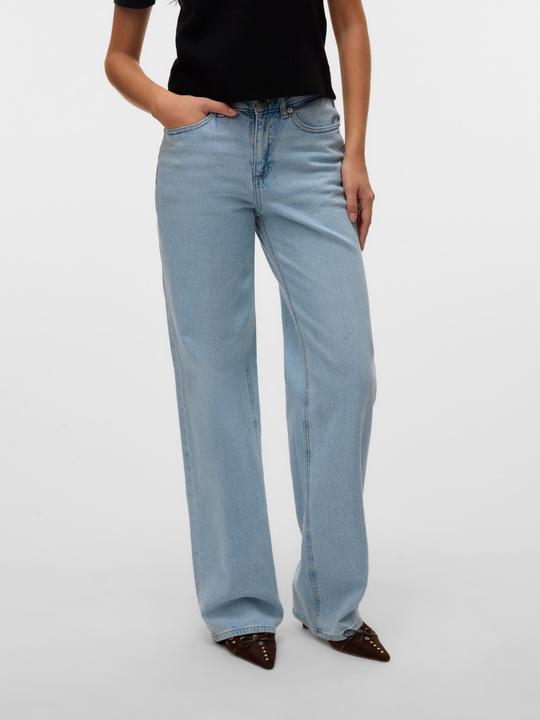 Actual product image Vero Moda VMMELISA Mid Rise Weiter Beinschnitt Jeans Weit geschnitten (W26/L32)
