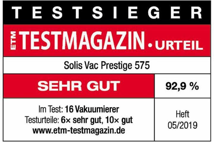 Actual product image Solis Vac Prestige 575