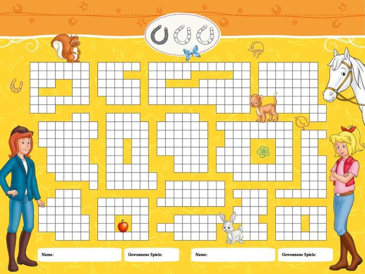 Produktbild Bibi & Tina Käsekästchen Spieleblock (Deutsch, Schwager & Steinlein Verlag, 2023)