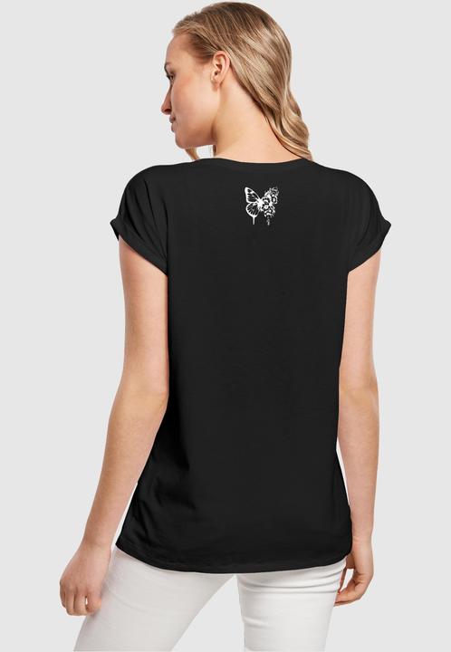 Image du produit Merchcode Tee shoulder extended Ladies Flowers Bloom - 113661 (M)