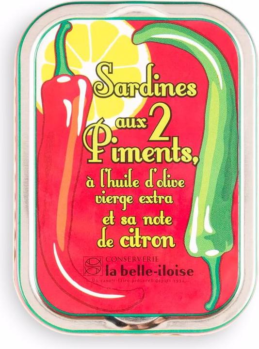 la belle-iloise Sardines "2 chilis (115 g)