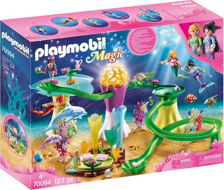Playmobil Pavillon de corail avec dôme lumineux (70094)