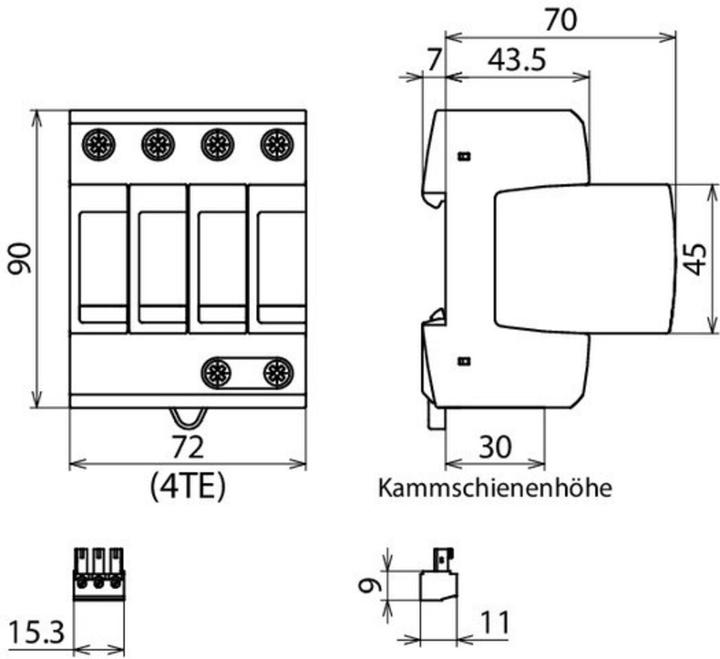 Actual product image Dehn guard M TNS ACI 275 FM