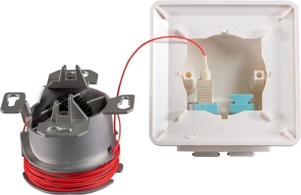Produktbild EFB Elektronik FTTH-OUTLET-LC-OM3 Steckdose LC-D Weiss