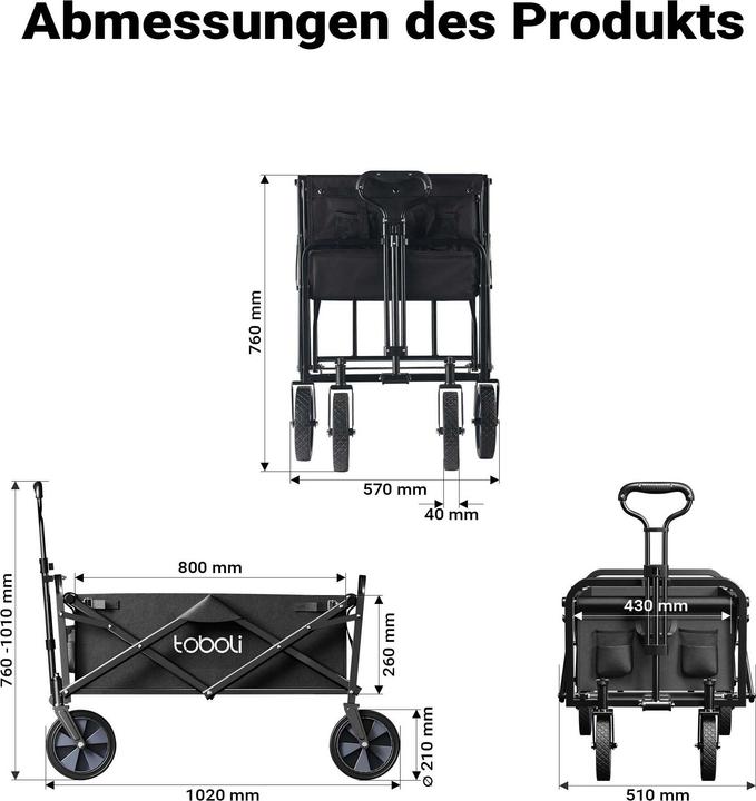 Image du produit Toboli Poussette pliante