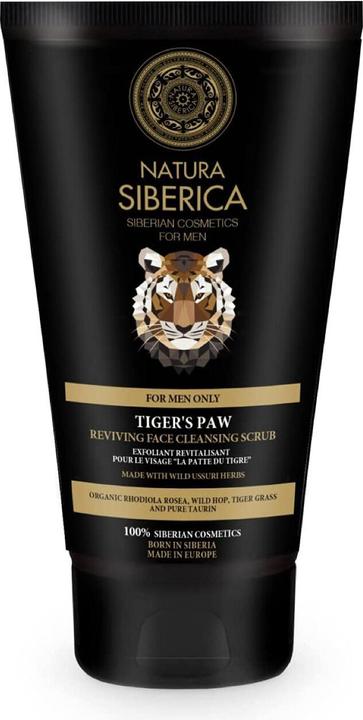Natura Siberica Men Tiger's Paw Reviving Face Cleansing Scrub - Cleansing peeling to revitalize (Peeling, 150 ml)