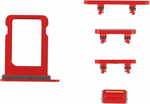 Produktbild OEM Button Set für iPhone 12 Mini rot (iPhone 12 Mini)