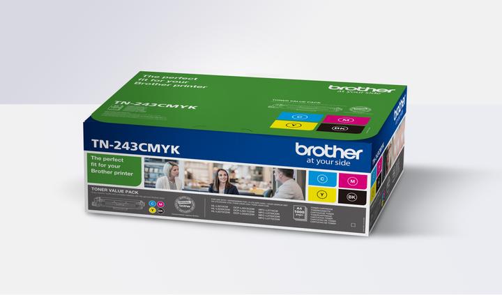 Actual product image Brother TN-243 Multipack (C, M, Y, BK)