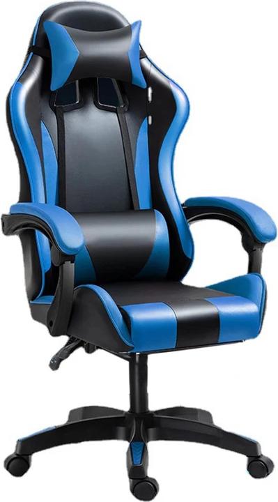 Immagine prodotto Extralink Sedia da gioco | sedia da gioco | sedia girevole da ufficio cubo nero-blu G-523