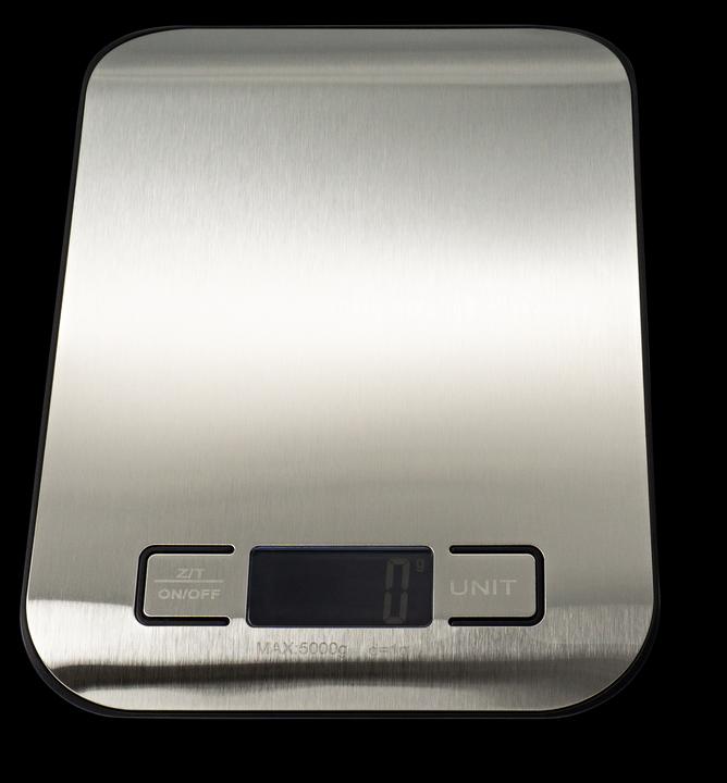 Produktbild Werkstein Digital Edelstahl Küchenwaage mit LCD Display