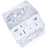 Image du produit Lian-Li UNI FAN CL Ventilateur sans fil, pack de 3 - 120mm, blanc (120 mm, 3 x)