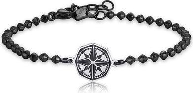 Sagapo S'Agapo Men's Bead Bracelet Kompas Charisma Shs16