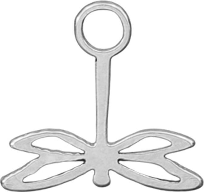 Star Piercing Anhänger silber Libelle (ohne Messing, Chirurgenstahl 316L)