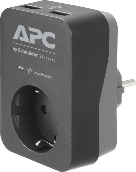 Actual product image APC PME1WU2B-GR Voltage protection 1 AC outputs 230 V Black