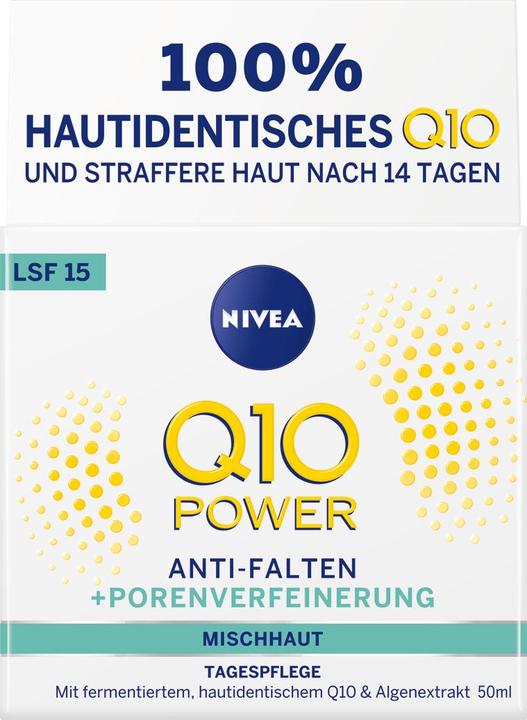 Productafbeelding NIVEA Q10 Power Anti-Rimpel Lichte Dagcrème SPF15 Crème (50 ml, Dagcrème, SPF 15)