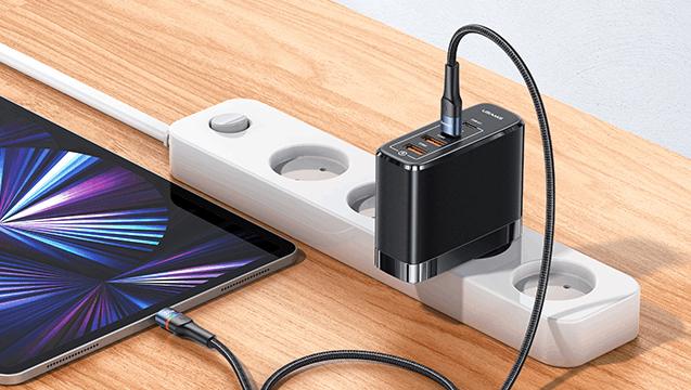 Immagine prodotto Usams Caricatore veloce GaN a 4 porte (100 W)