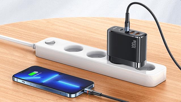 Immagine prodotto Usams Caricatore veloce GaN a 4 porte (100 W)