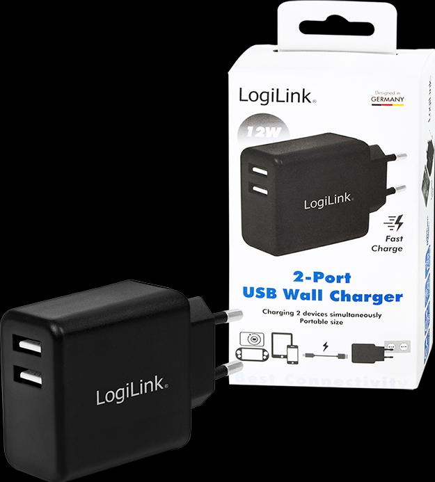 Actual product image LogiLink USB socket adapter (12 W)