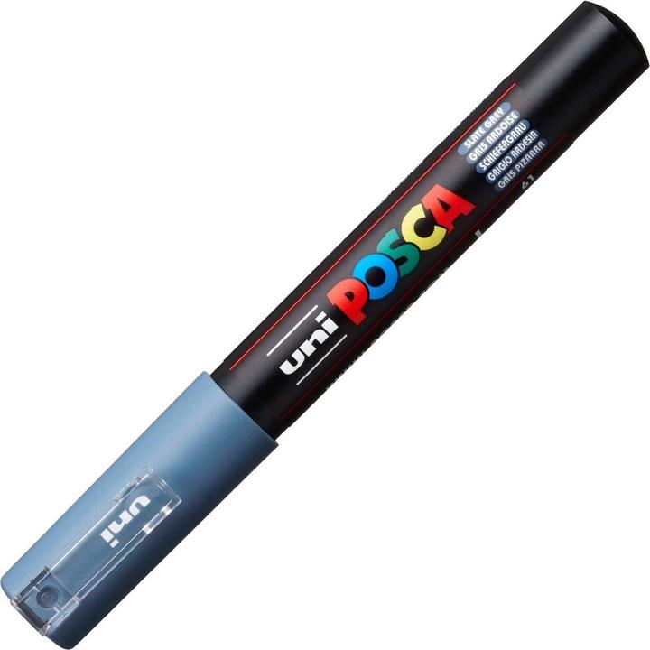Immagine prodotto Posca Marchio PC-1M a punta tonda (Grigio, 0.70 mm, 1 x)