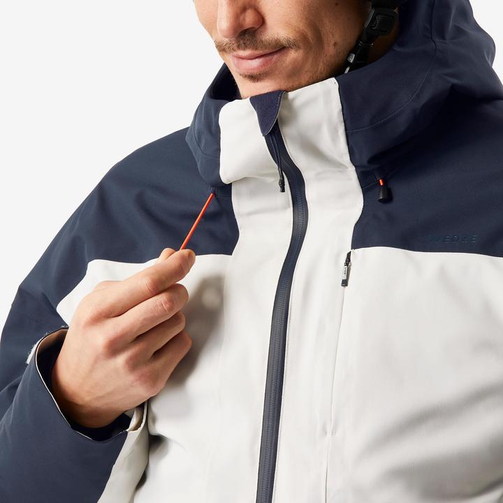 Produktbild Wedze Skijacke Herren warm und wasserdicht - 500 grau/marineblau (XXL)