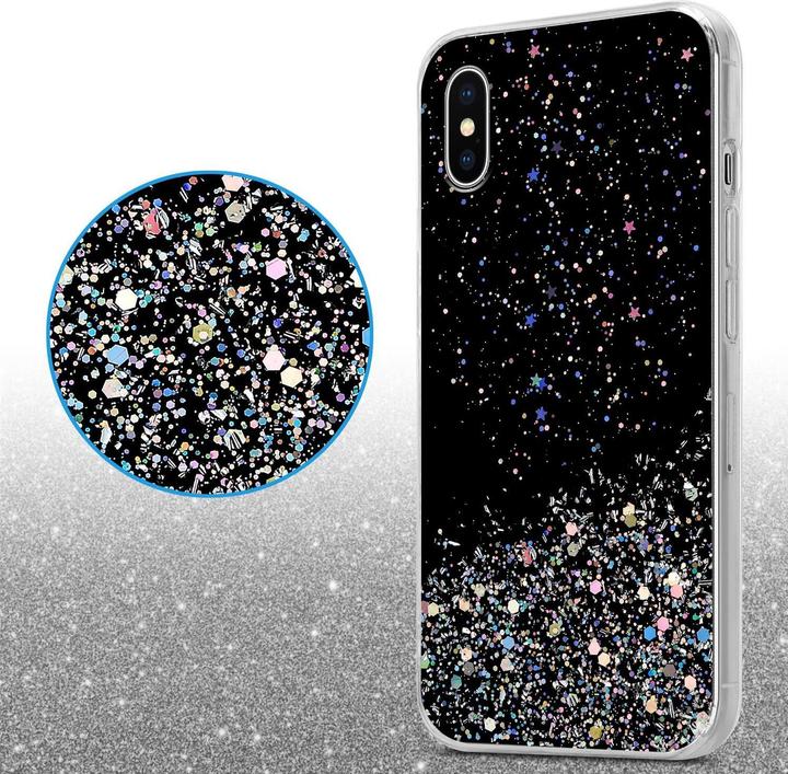 Image du produit Cadorabo Couverture TPU paillettes scintillantes (Apple iPhone XS Max)