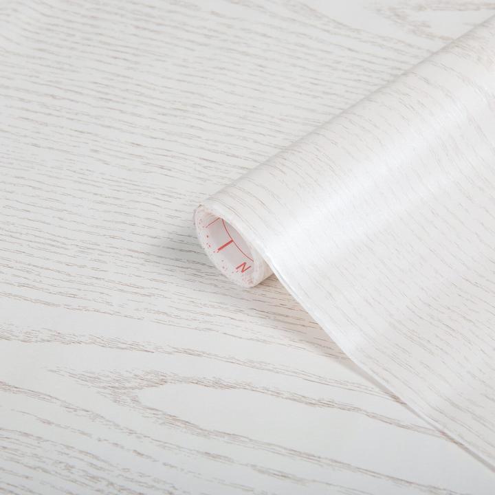 Actual product image D-C-Fix Decorative foil mother of pearl wood white 90 x 210cm (90 x 210 cm)