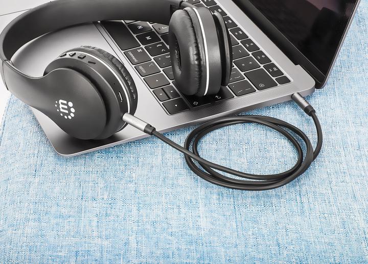 Immagine prodotto Manhattan Cavo audio Spina jack Aux (3 m, Connettore da 3,5 mm (AUX))