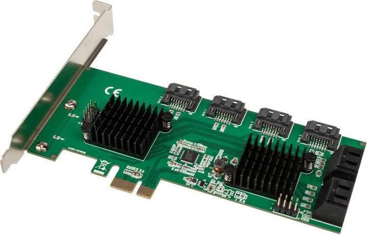 Image du produit InLine Carte d'interface, contrôleur 8x SATA 6Gb/s, PCIe 2.0 (PCI-Express)