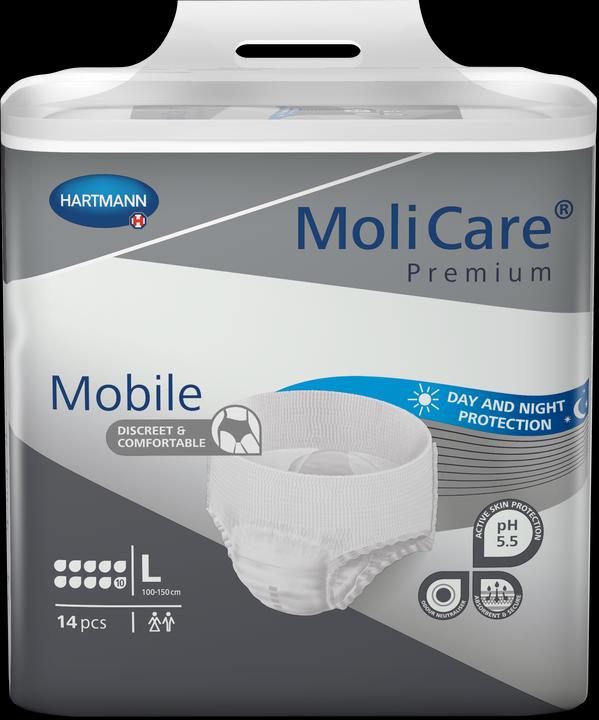 MoliCare Mobile 10 Inkontinenz Pants (14 x, L)