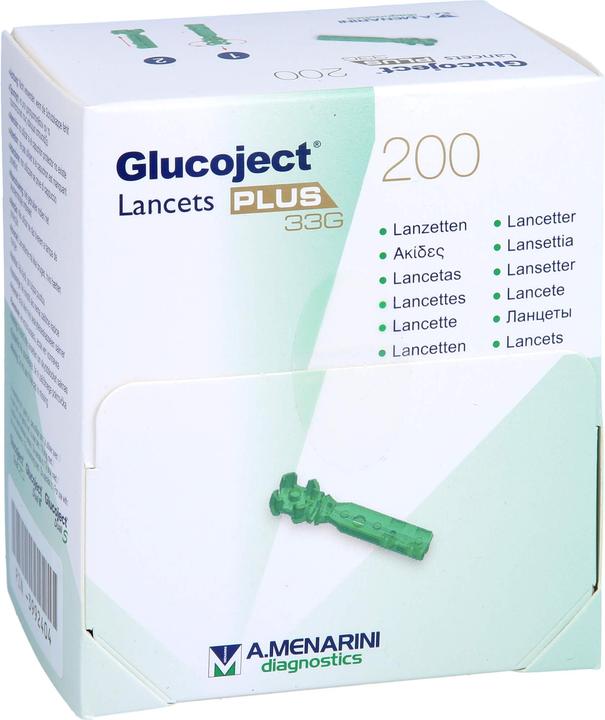 Produktbild Berlin-Chemie Glucoject Lancets PLUS 33G, 200 St LAN (Lanzette)