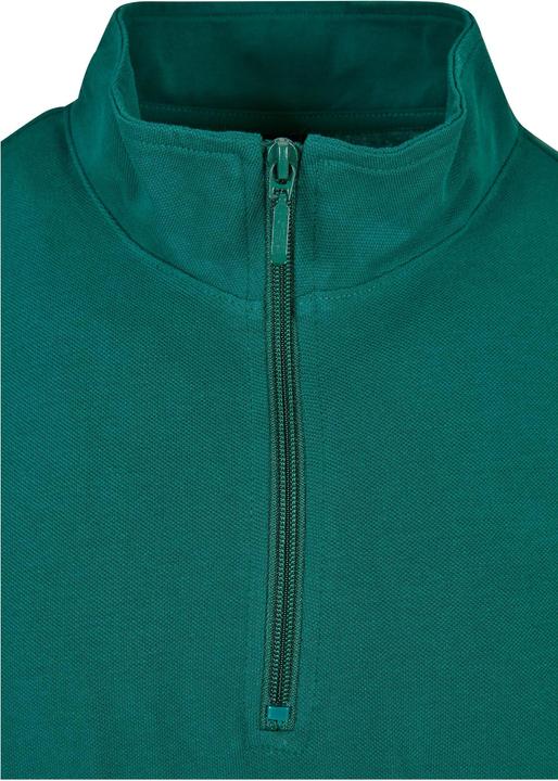 Actual product image Urban Classics Boxy Zip Pique Tee - 17004 (XS)