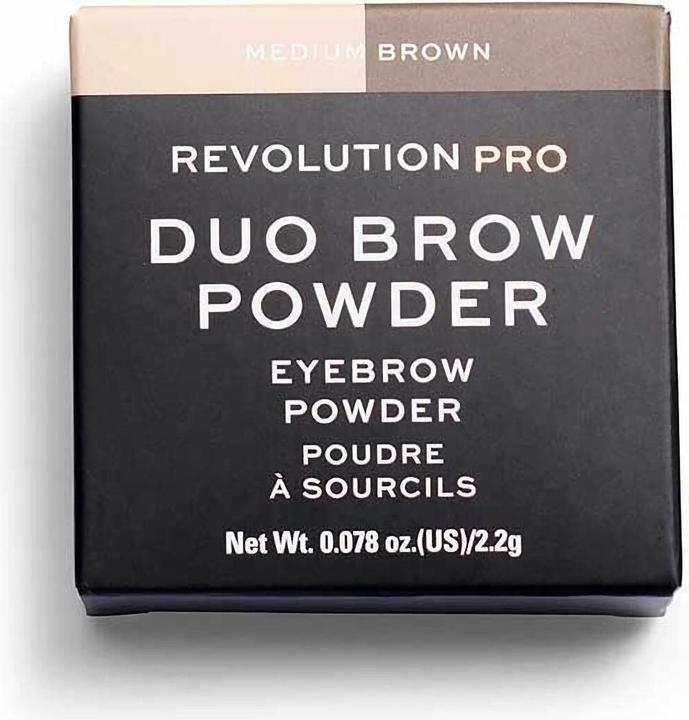 Produktbild Makeup Revolution Duo Eyebrow Powder Medium Brown