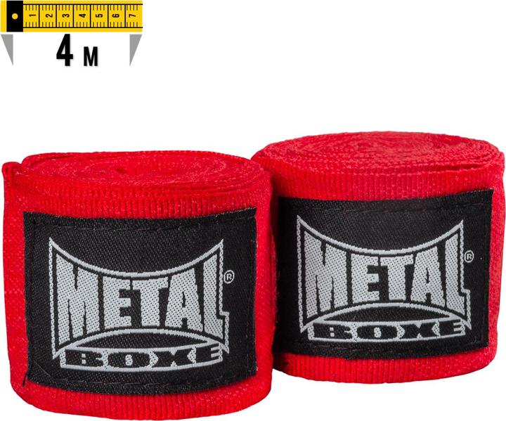 Image du produit MetalBoxe Bande De Boxe 4.00 Rouge