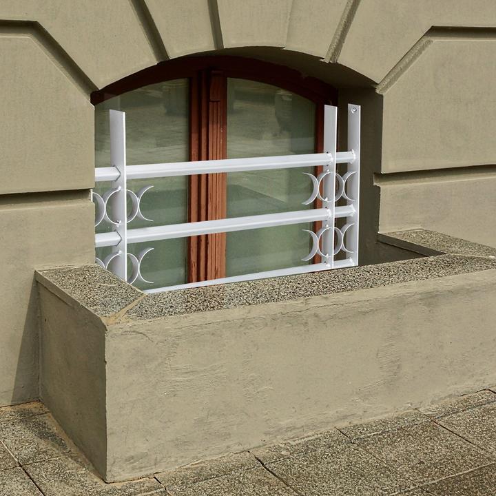 Actual product image Relaxdays Pull-Out Window Security Grill