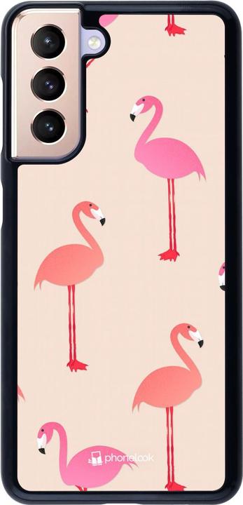 Actual product image PhoneLook Cover Pink Flamingos Pattern (Samsung Galaxy S21 5G)