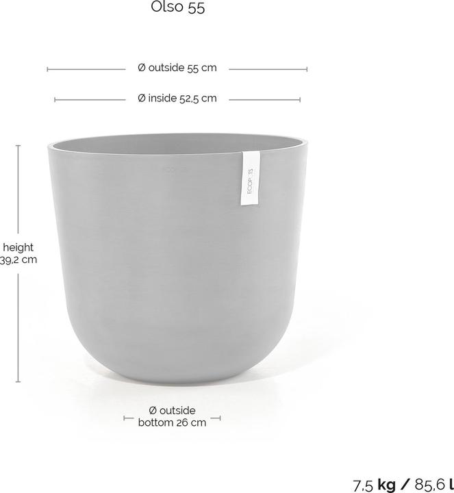 Produktbild Ecopots Oslo (55 cm)