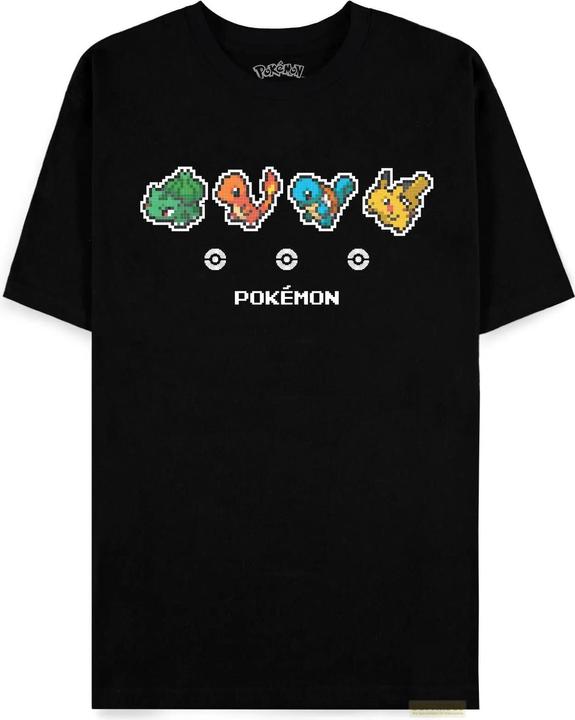 Actual product image Difuzed Pokémon - Starters - Men's Short Sleeved T-shirt (M) (M)