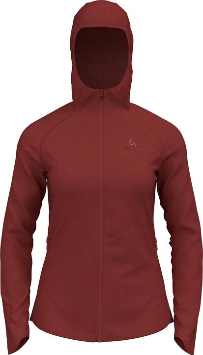 Immagine prodotto Odlo Felpa a strato medio con cappuccio e zip integrale ASCENT PW 220 (XS)