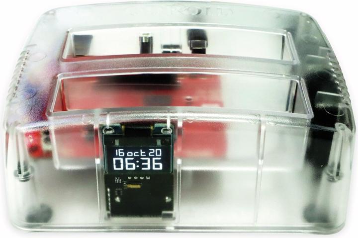 Actual product image Odroid HC4 with OLED
