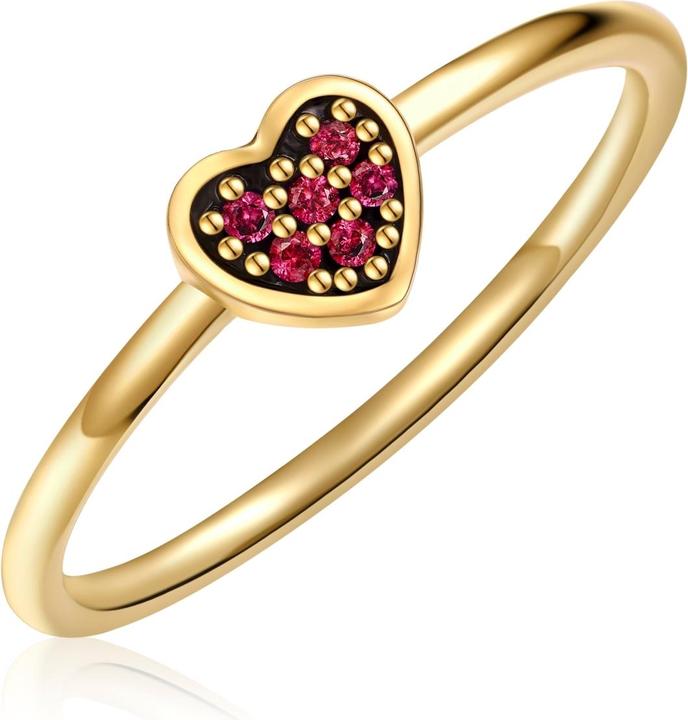 Immagine prodotto Glanzstücke München Anello da donna con cuore in argento - 34614 (50, 925 Argento)